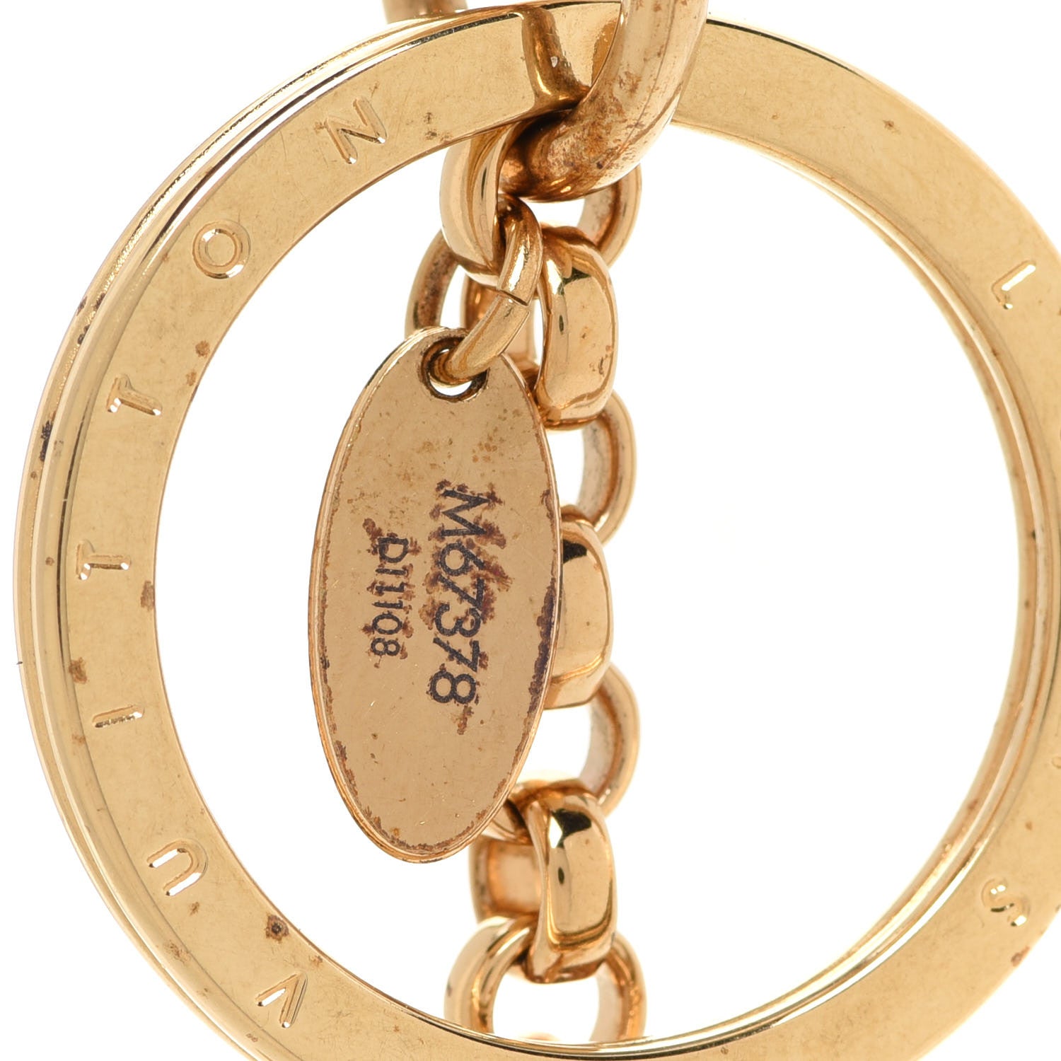 Louis Vuitton Strass Vivienne Winter Bag Charm Key Holder Gold 4 of 4