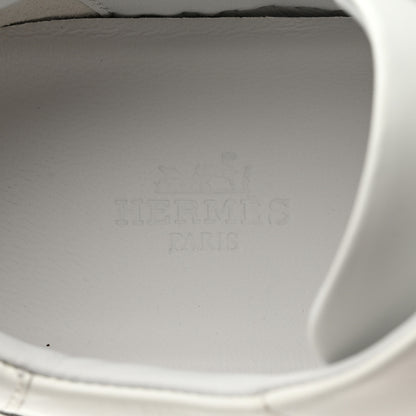 Hermes Calfskin Day Sneakers 39.5 White 8 of 9