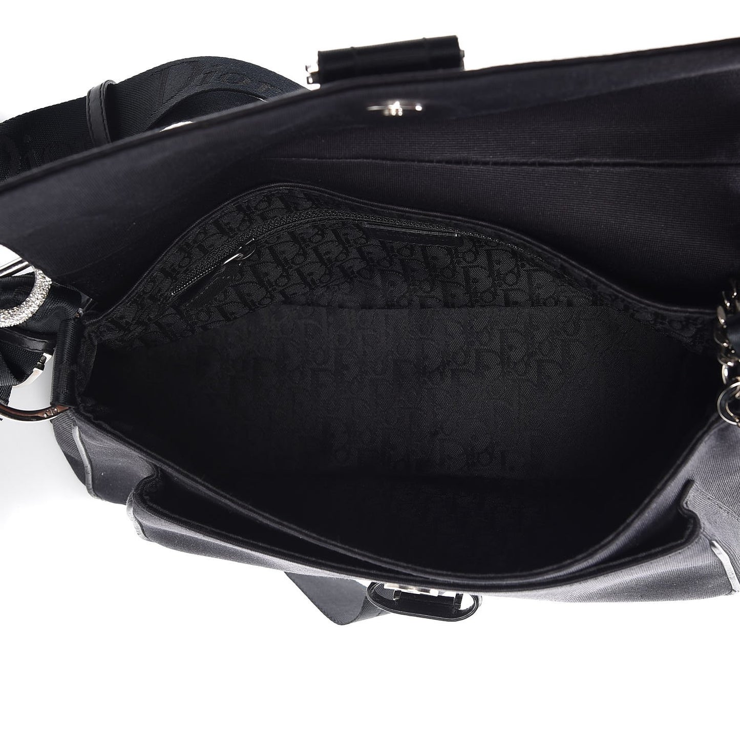 Silk Jersey Crystal Hardcore Clutch Black