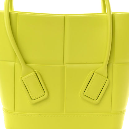 Bottega Veneta Rubber Maxi Intrecciato Mini Arco Kiwi Green 7 of 9
