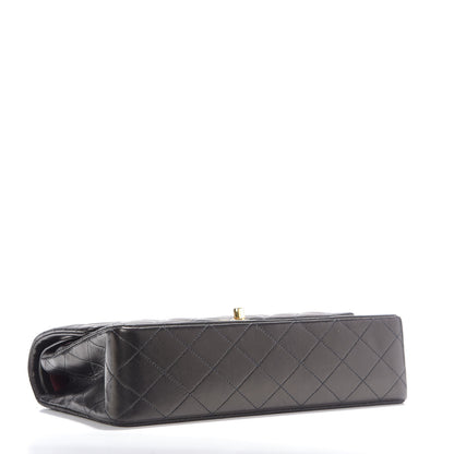 Chanel Lambskin Quilted Medium Double Flap Black 5 of 12