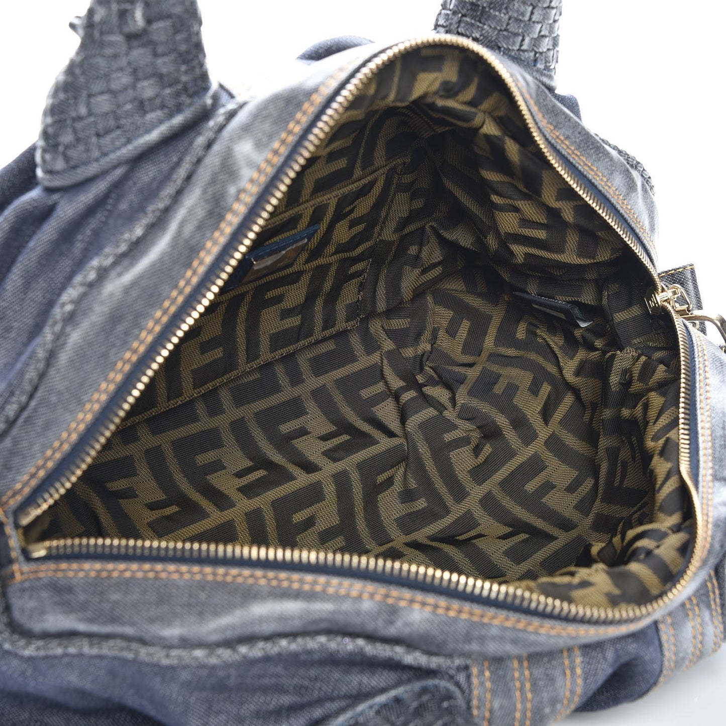 Denim Spalmati Woven Spy Bowler Blue