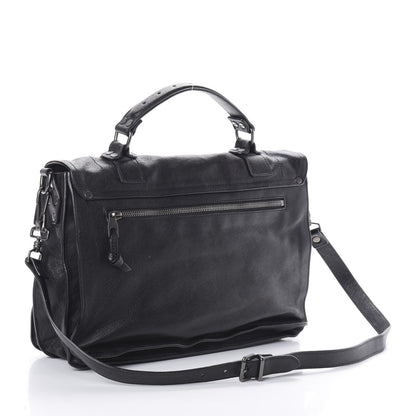 Proenza Schouler Lambskin Medium PS1 Satchel Black 3 of 9