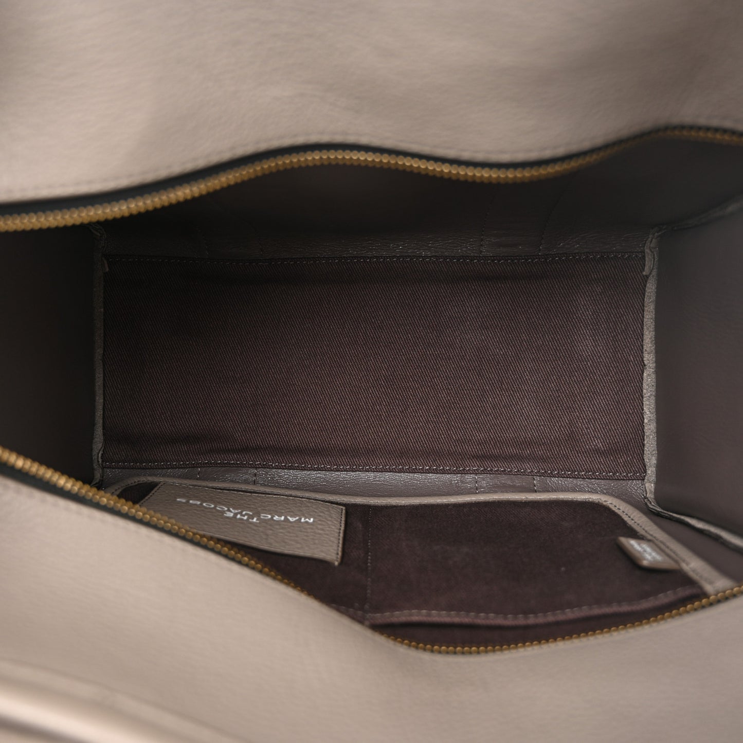Grained Calfskin Medium The Tote Bag Cement