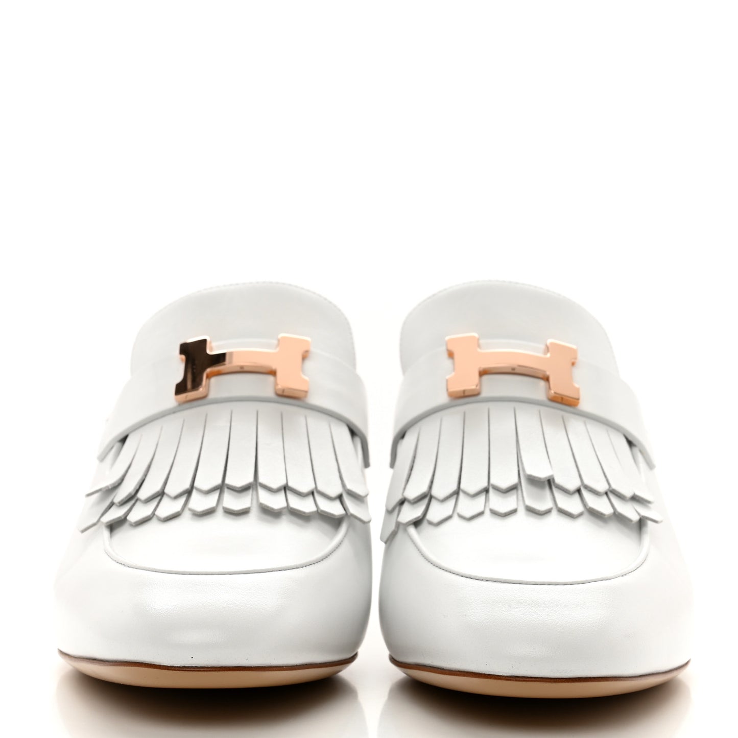 Goatskin Tuileries Mules 39.5 White