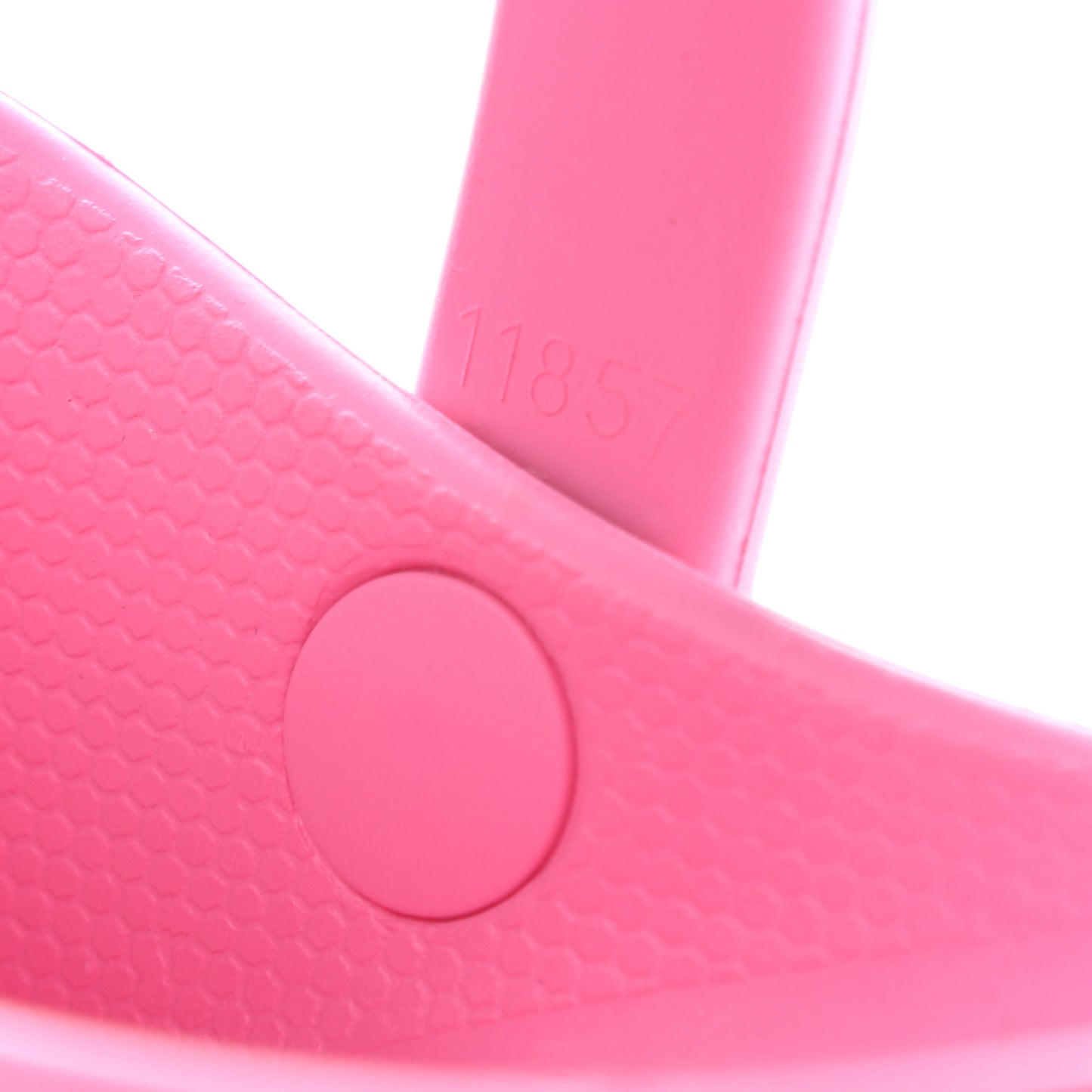 X CROCS Rubber Textured Womens Platform Sandals 37 Rose Bonbon