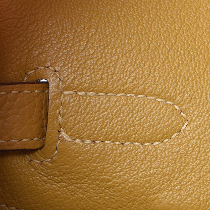 Hermes Taurillon Clemence Birkin 35 Curry 12 of 43