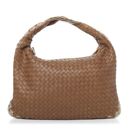 Bottega Veneta Nappa Intrecciato Medium Veneta Hobo Walnut 1 of 11