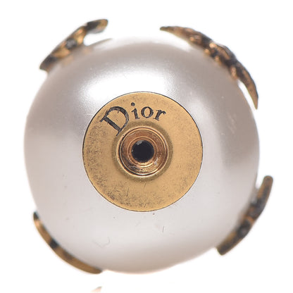 Christian Dior Pearl Mise En Dior Tribal Earrings Gold 3 of 3