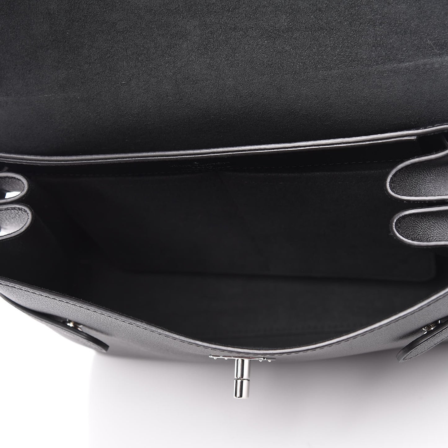 Soft Calfskin Lockme Ever Black