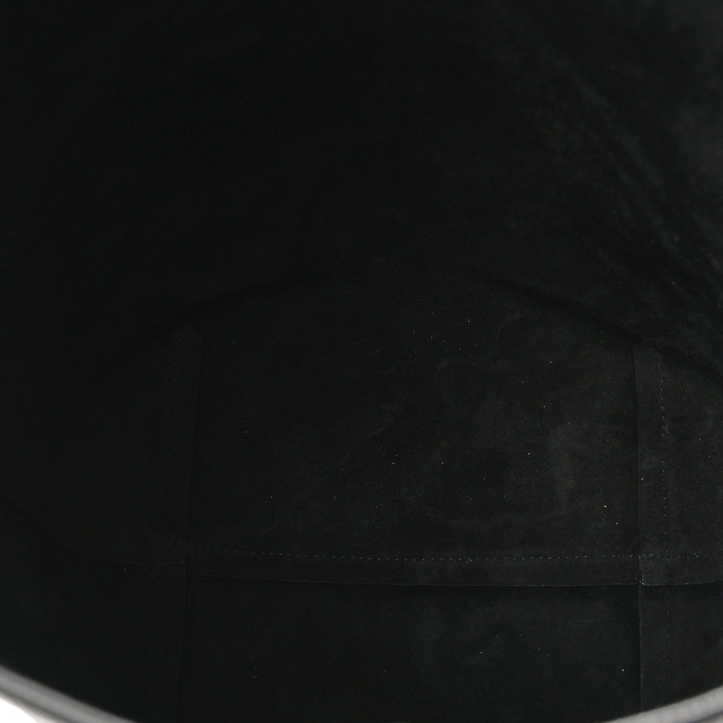 Grained Calfskin Medium N/S Hook Tote Black