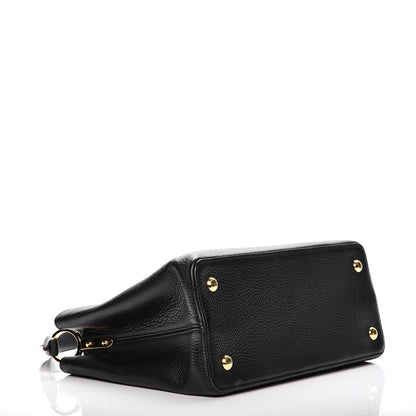 Louis Vuitton Taurillon Capucines MM Black 4 of 7