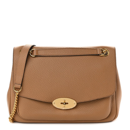 Mulberry Heavy Grained Calfskin Darley Satchel Sable 1 of 11