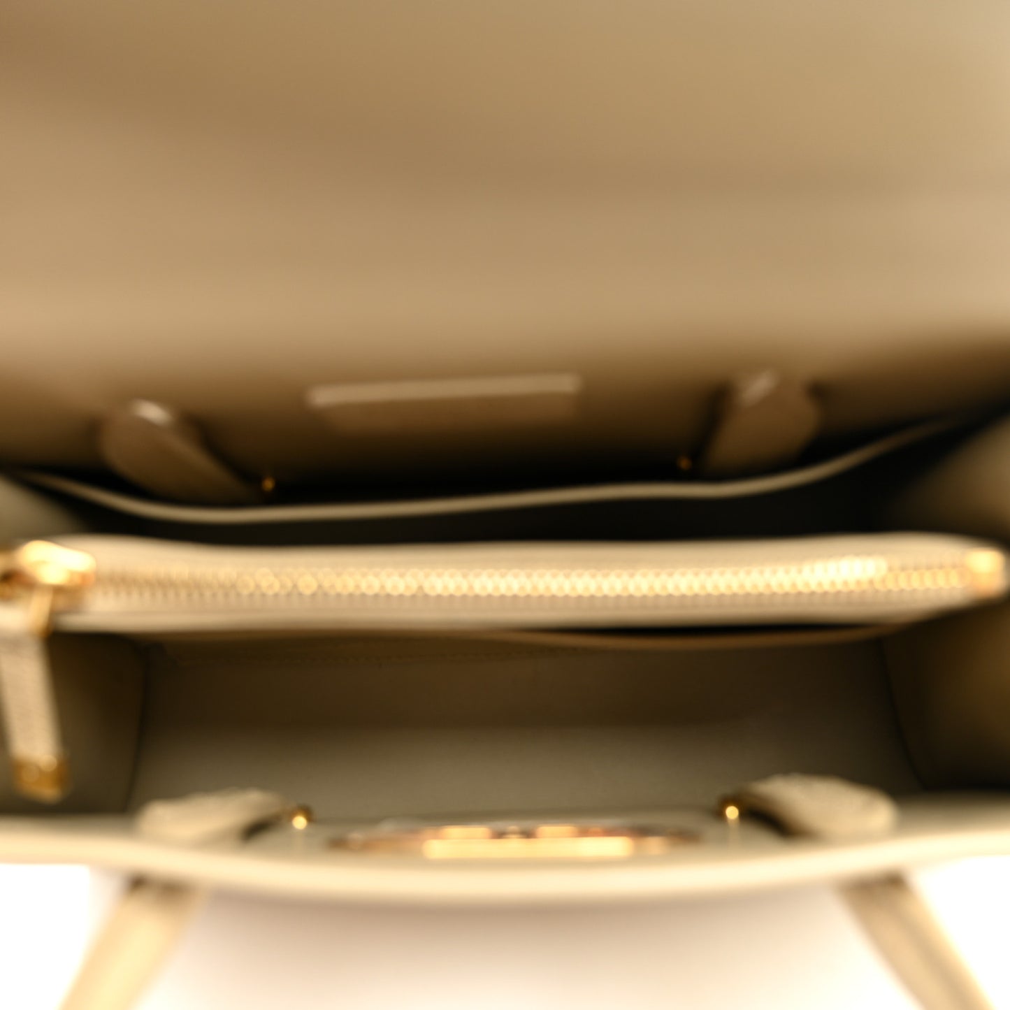 Grained Calfskin St. Honore Tote Beige