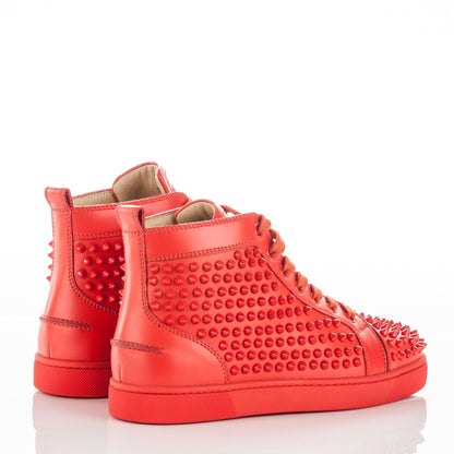 Christian Louboutin Mens Calfskin Louis Spikes Flat Sneakers 39 Capucine 4 of 8