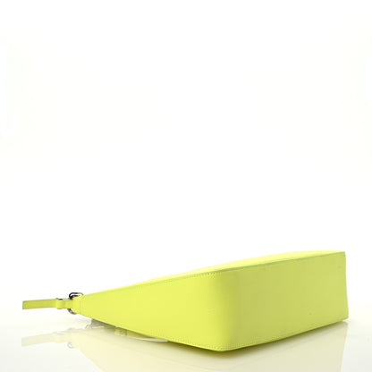Givenchy Smooth Calfskin Small Moon Cut Out Shoulder Bag Fluo Yellow 4 of 12