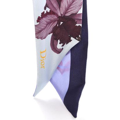 Christian Dior Silk ABCDior I Mitzah Scarf Blue 4 of 8