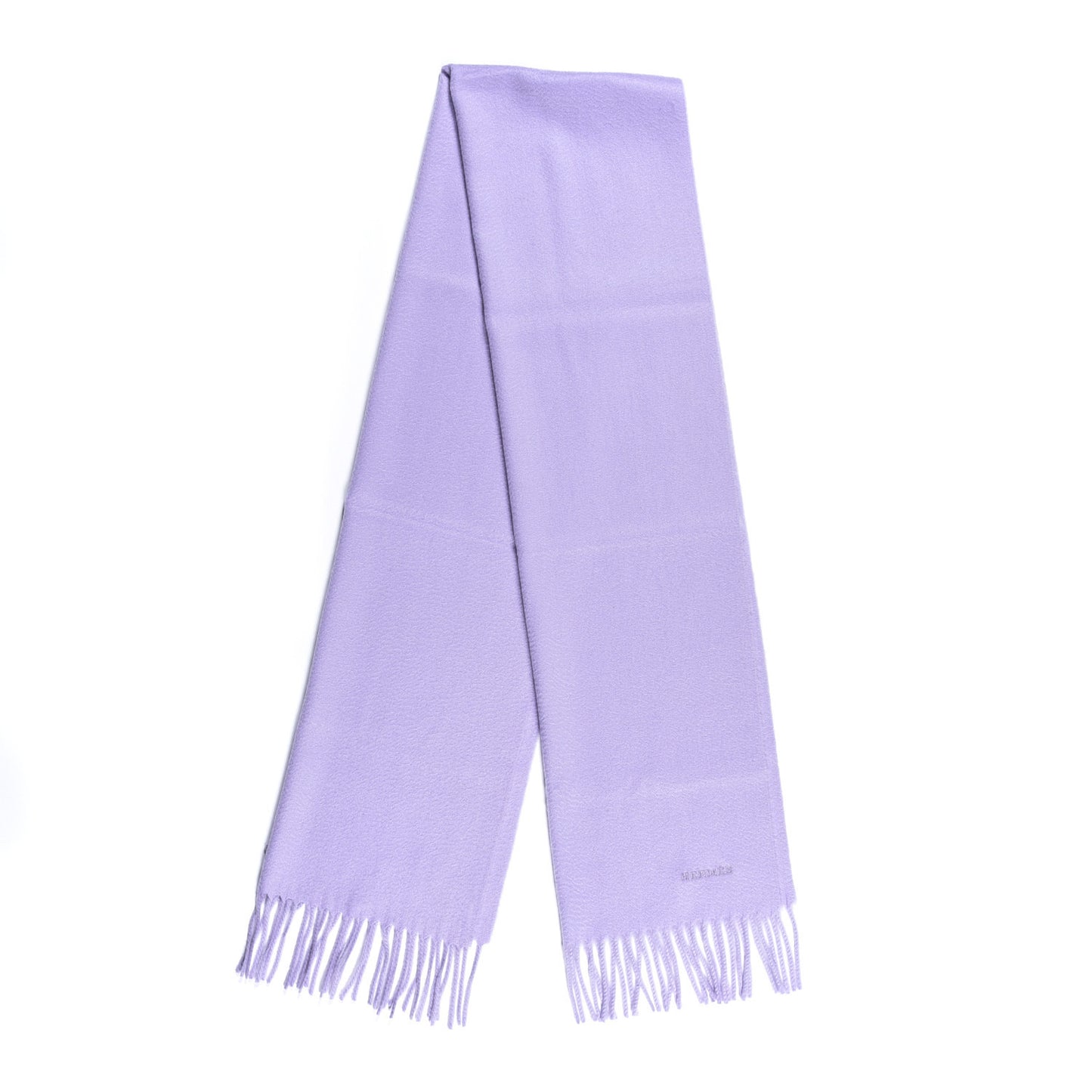 Cashmere Fringe Scarf Purple