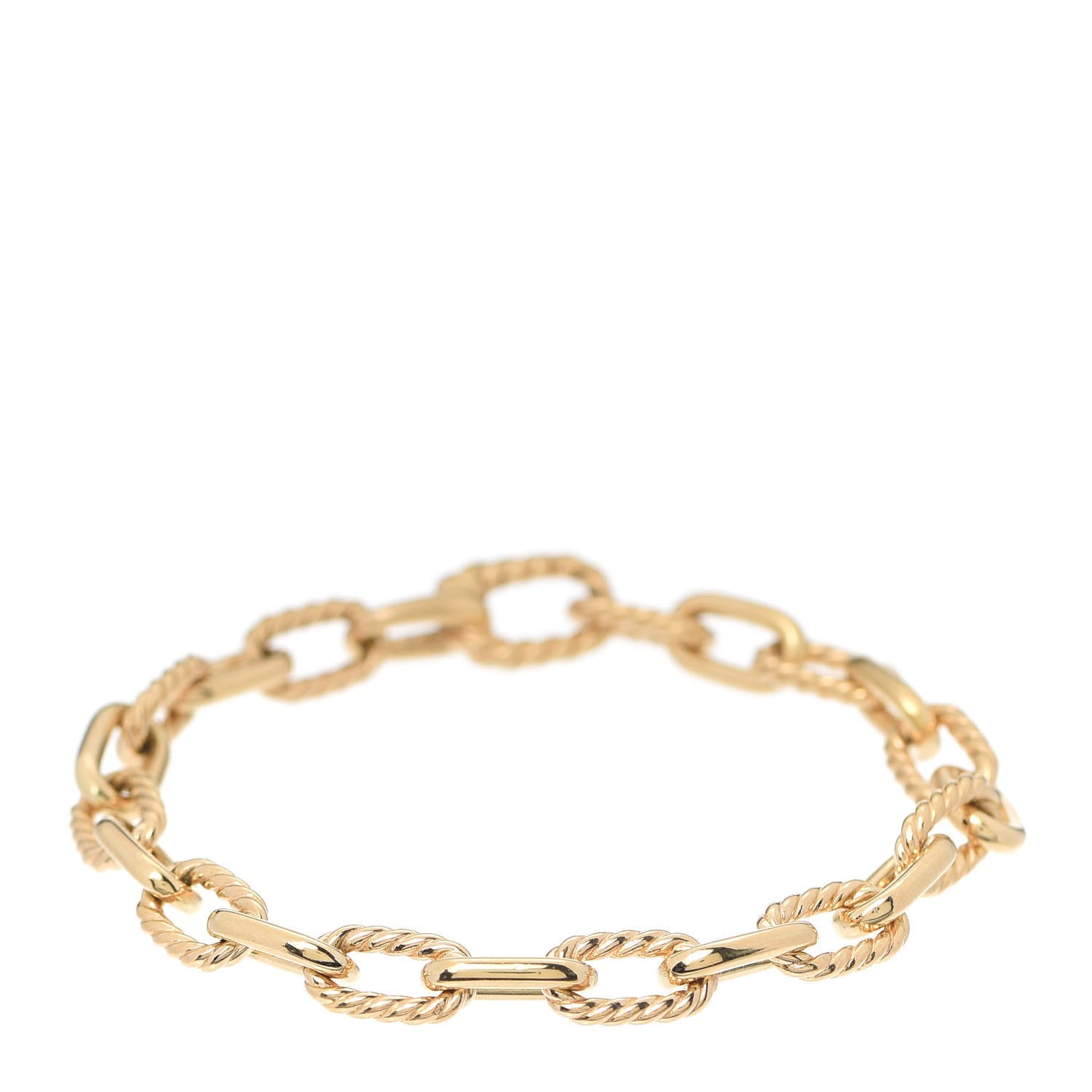 18K Yellow Gold 6mm Madison Classic Chain Bracelet