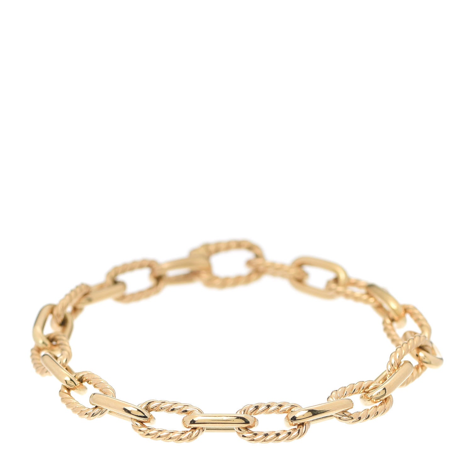 David Yurman 18K Yellow Gold 6mm Madison Classic Chain Bracelet 1 of 6
