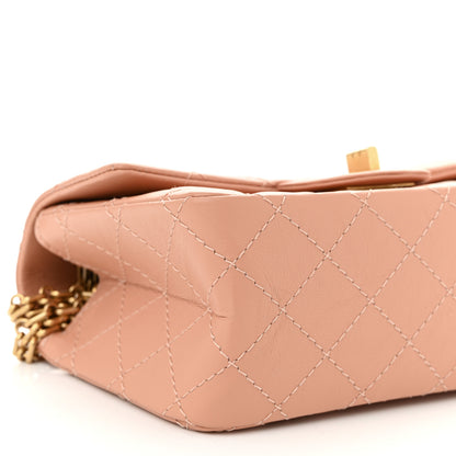 Chanel Aged Calfskin Quilted 2.55 Reissue Mini Flap Beige 9 of 10