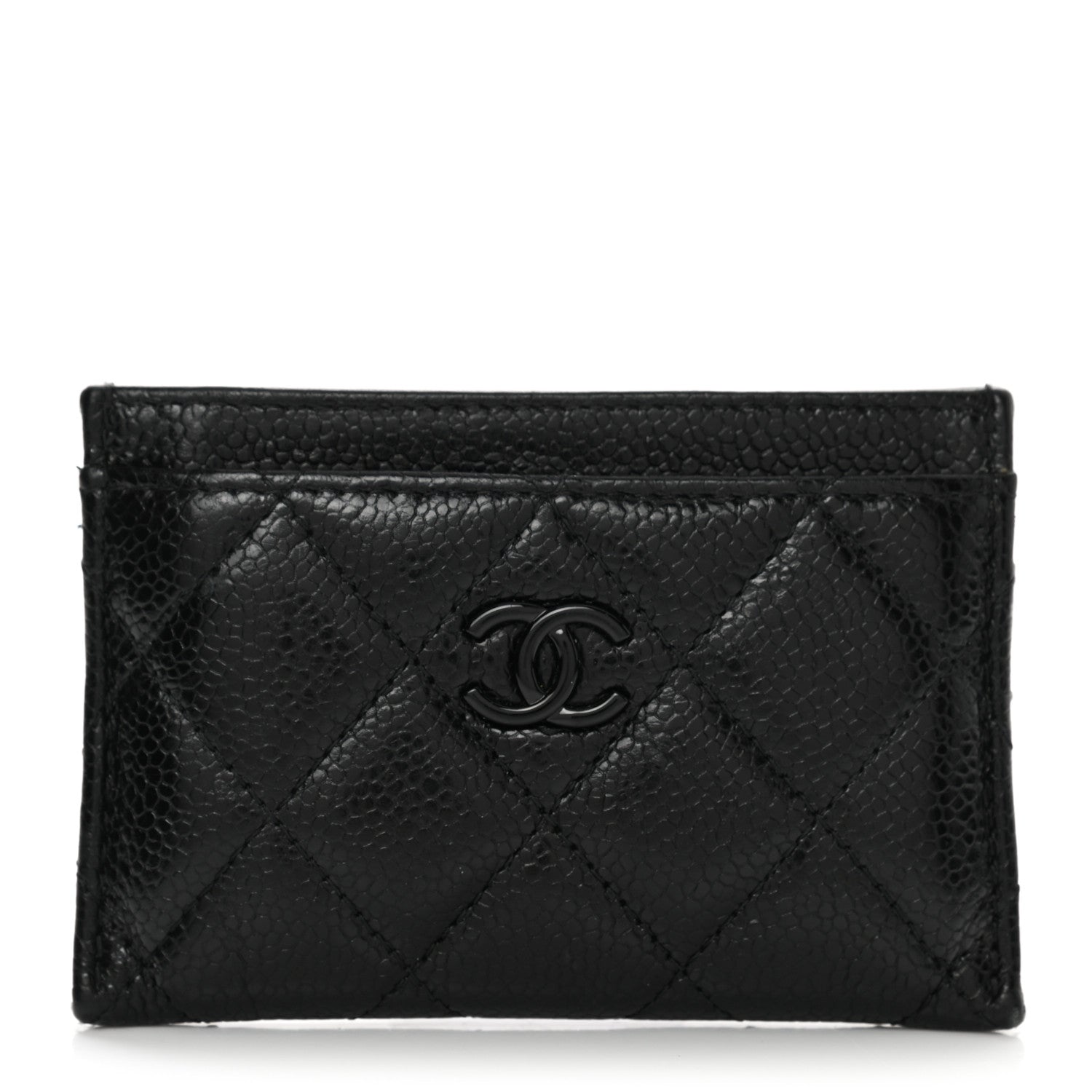 Chanel Caviar Quilted Incognito Card Holder Black 1 of 9