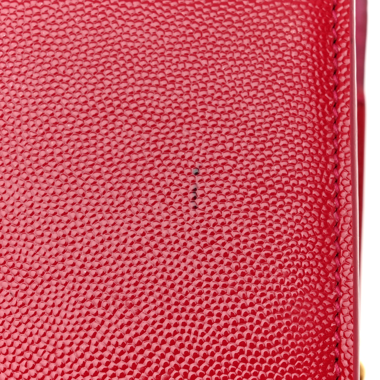 Saint Laurent Grain De Poudre Small Monogram Kate Satchel Lipstick Fuchsia 12 of 12