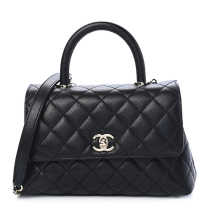 Chanel Caviar Quilted Mini Coco Handle Flap Black 1 of 9