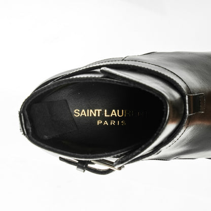 Saint Laurent Smooth Jodhpur Calfskin Blake Ankle Boots 36.5 Black 7 of 7