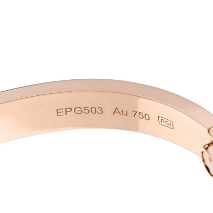 Cartier 18K Pink Gold LOVE Bracelet 15 5 of 6