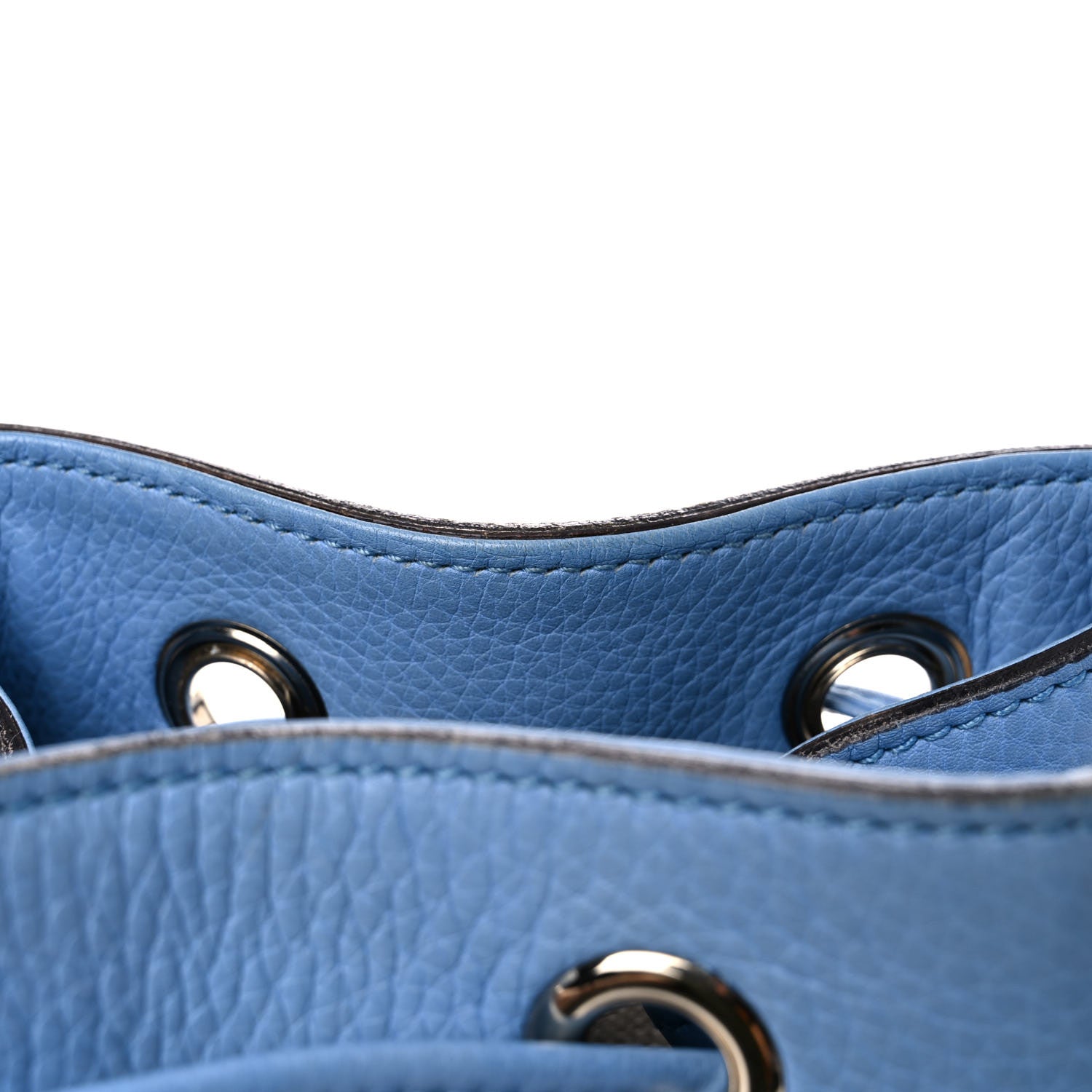 Gucci GG Monogram Calfskin Bucket Bag Blue 18 of 22