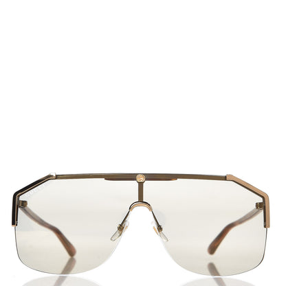 Gucci Rimless GG0291/S Sunglasses Gold Havana 2 of 6
