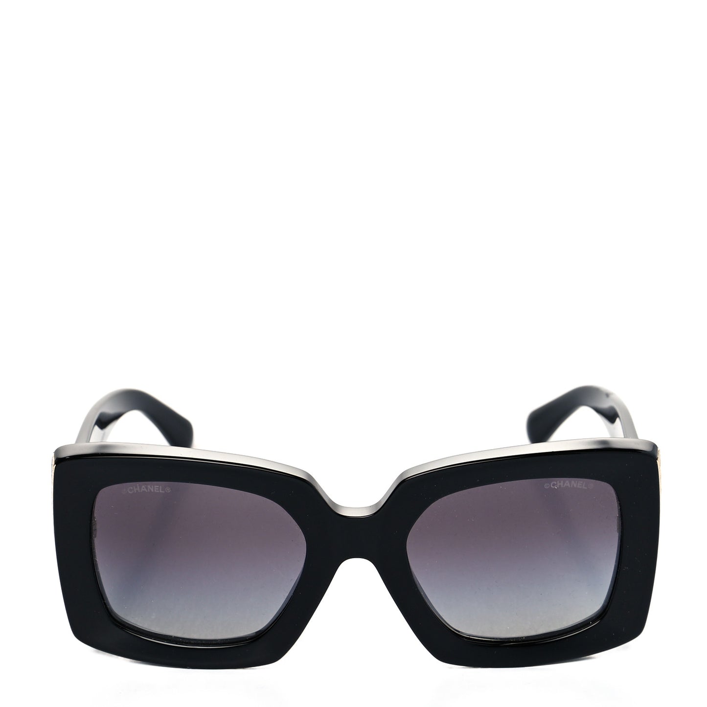 Acetate Rectangle Sunglasses 5435 Black
