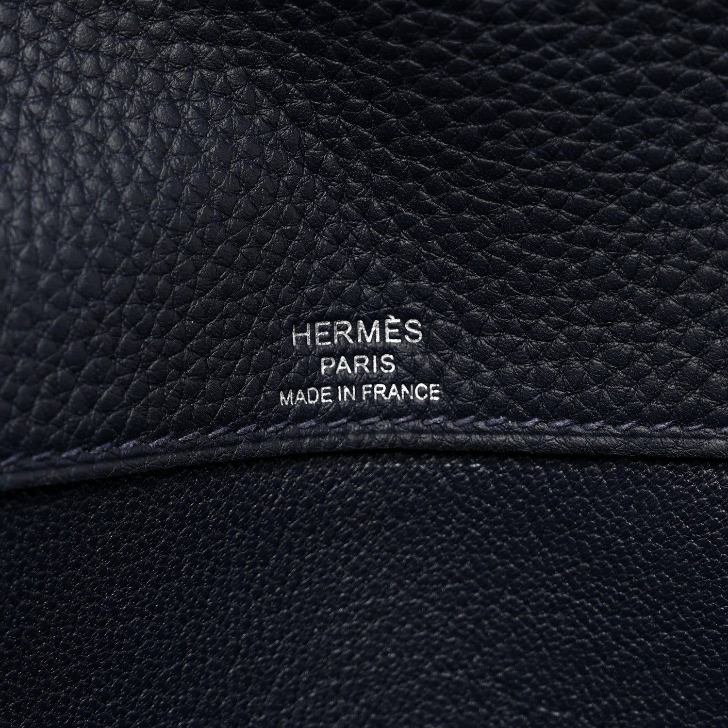 Hermes Togo Kelly Depeches 25 Pouch Bleu Nuit 6 of 8