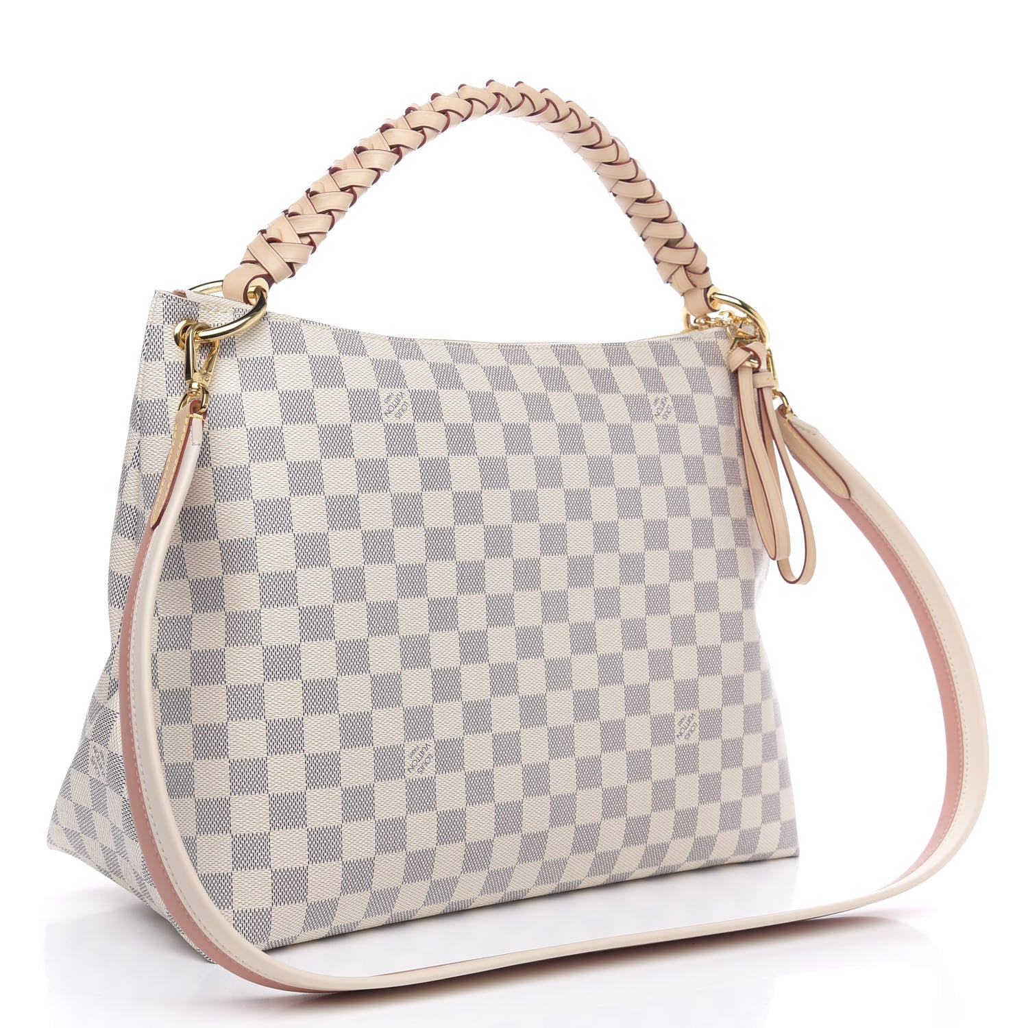 Louis Vuitton Damier Azur Beaubourg Hobo MM 3 of 10