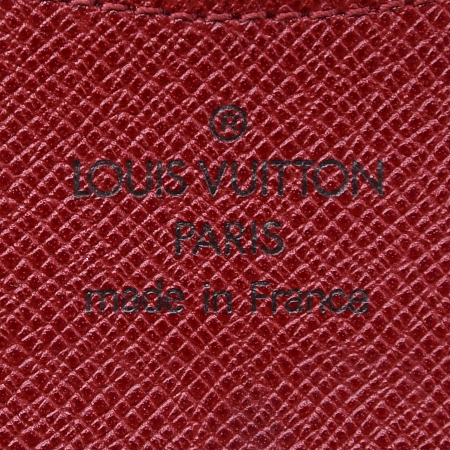 Monogram Josephine Wallet Red