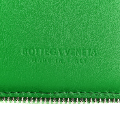 Bottega Veneta Nappa Maxi Intrecciato Zip Around Wallet Parakeet 6 of 7