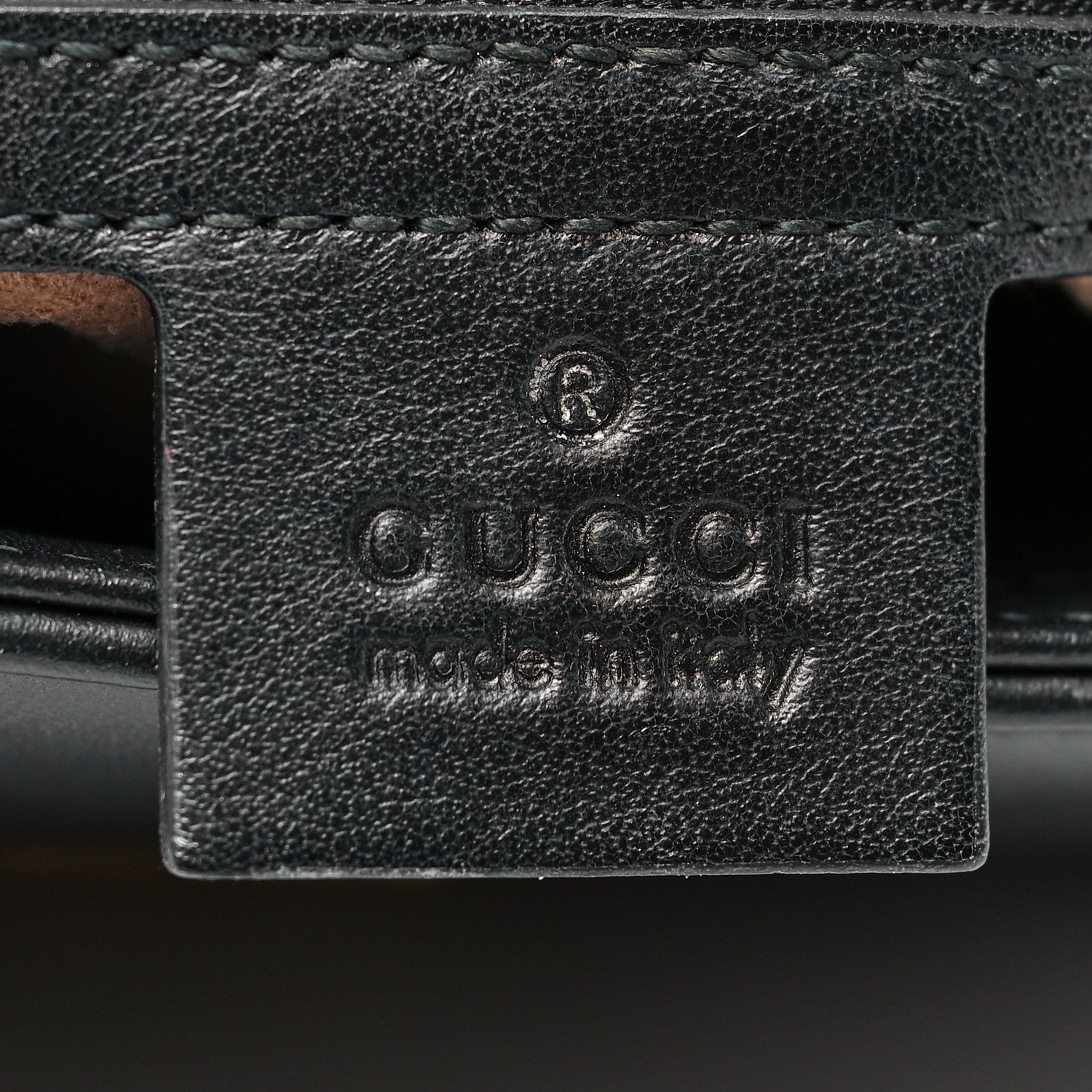 Gucci Calfskin Matelasse Small GG Marmont Shoulder Bag Black 6 of 10