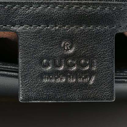 Gucci Calfskin Matelasse Small GG Marmont Shoulder Bag Black 6 of 10