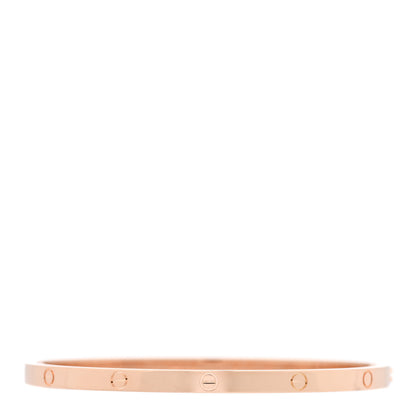 Cartier 18K Pink Gold Small LOVE Bracelet 17 1 of 7