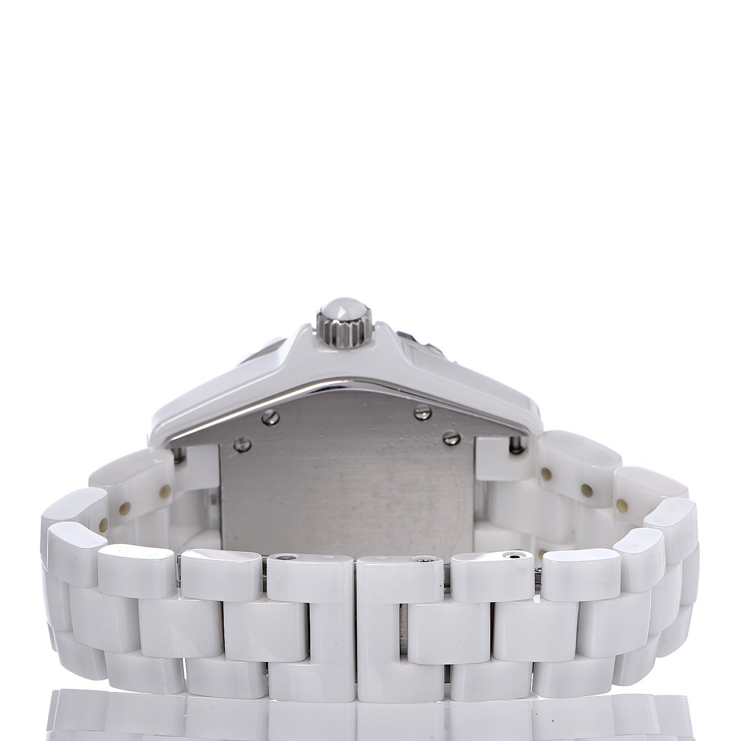 Stainless Steel Ceramic 33mm J12 Quartz Watch White