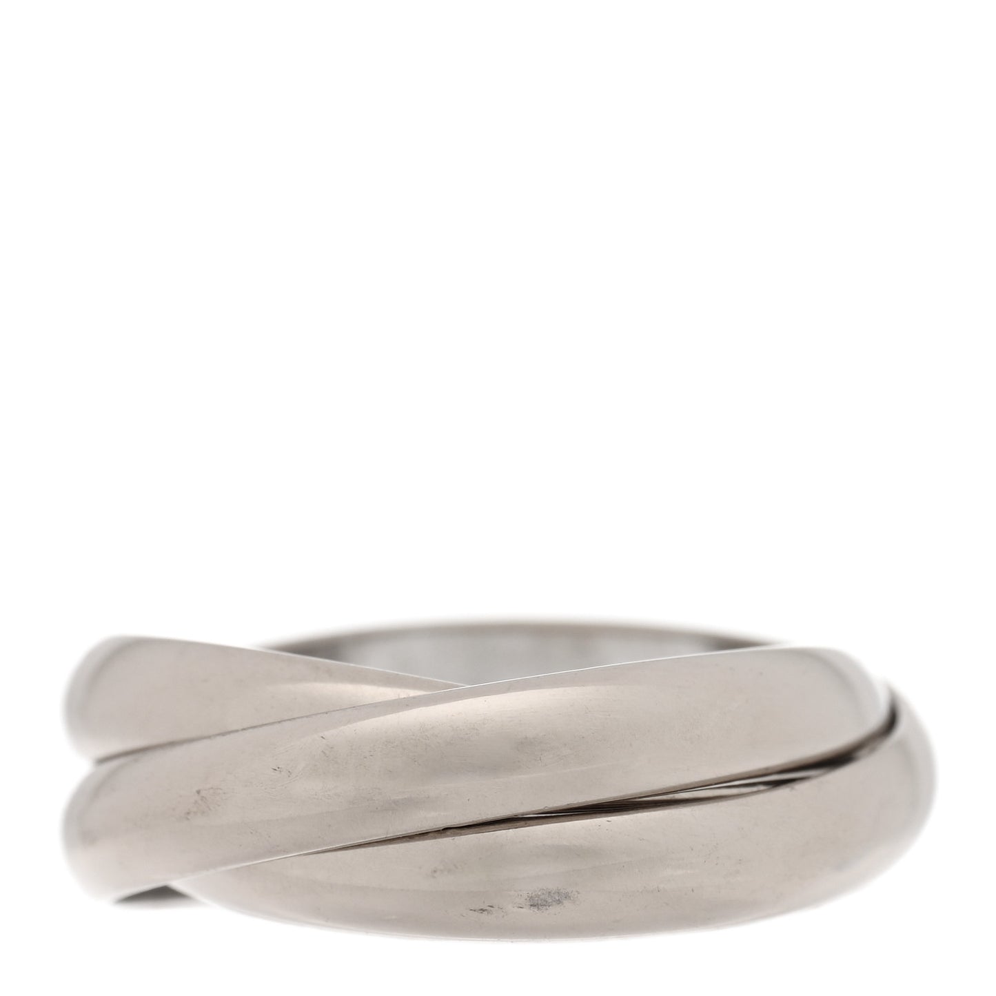 18K White Gold Classic Trinity Ring 56 7.5