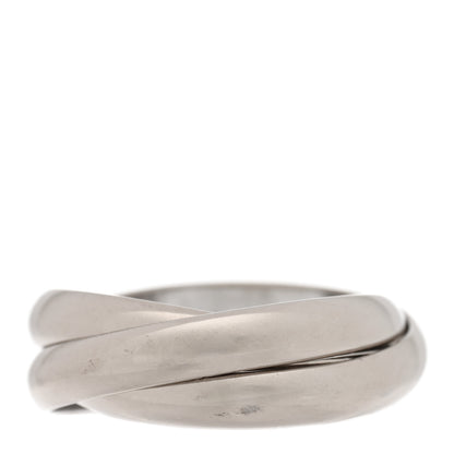 Cartier 18K White Gold Classic Trinity Ring 56 7.5 3 of 4