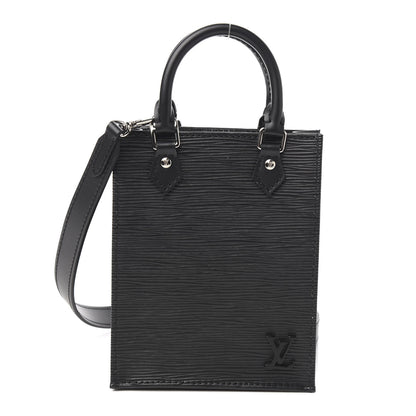 Louis Vuitton Epi Petit Sac Plat Black 1 of 9
