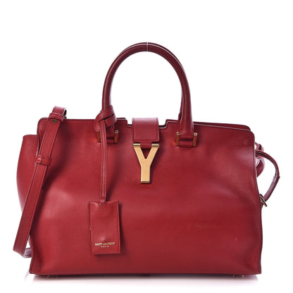 Saint Laurent Calfskin Small Classic Y Cabas Rouge Orient 1 of 19
