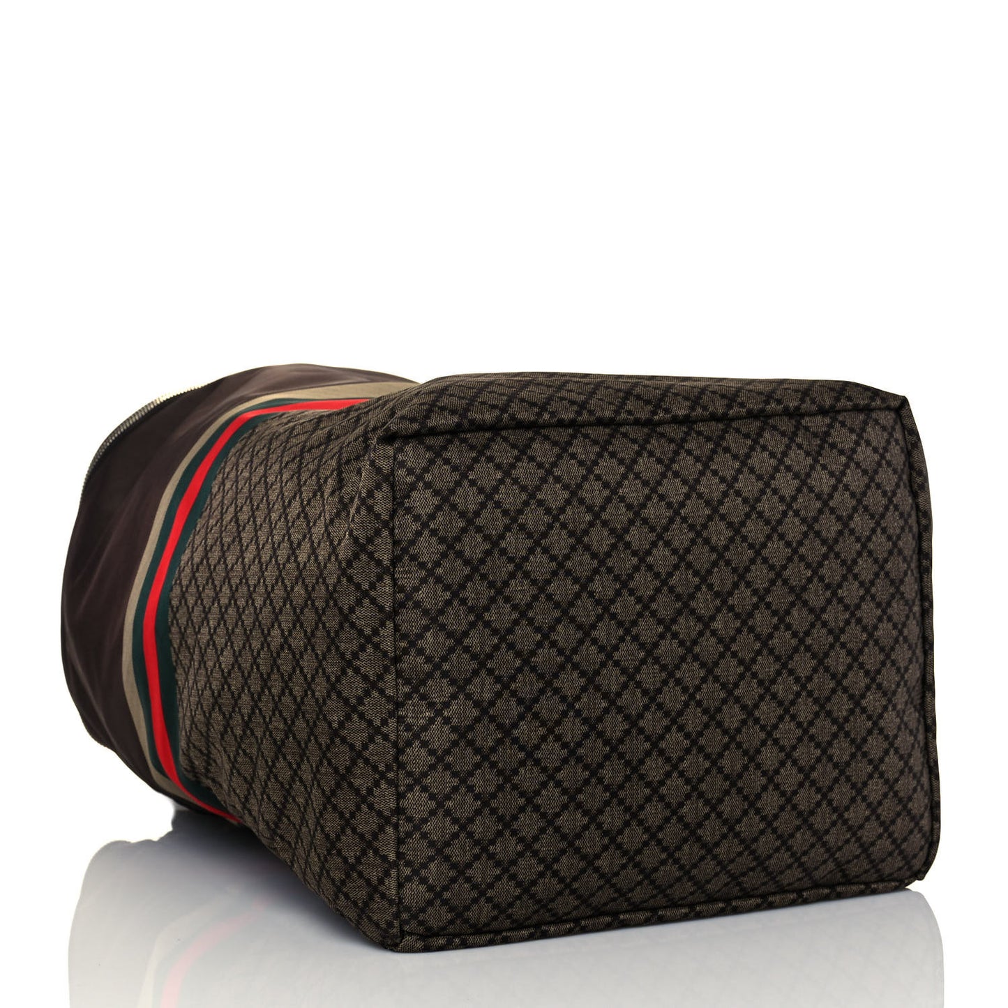 Nylon Diamante Backpack Brown