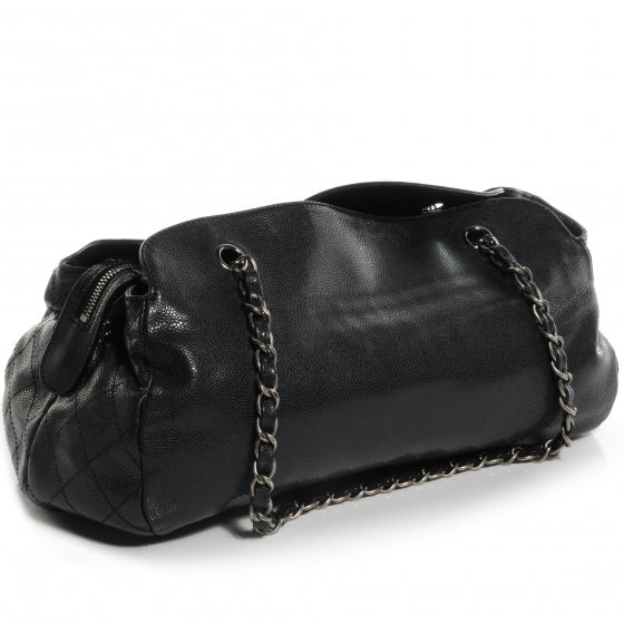 Caviar 31 CC Shoulder Bag Black