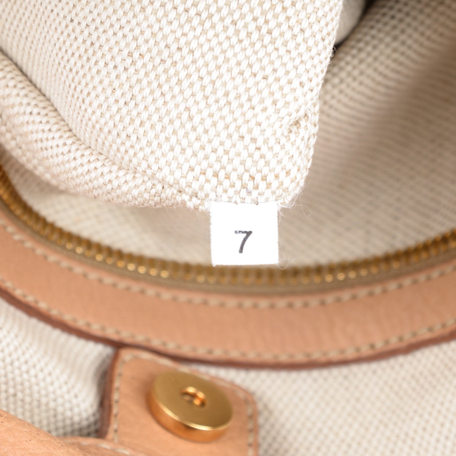 Prada Cervo Sacca Shoulder Bag Naturale 7 of 8