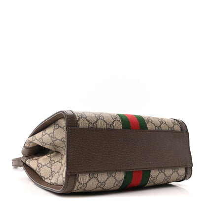 Gucci GG Supreme Monogram Small Ophidia Tote Bag Brown 4 of 10
