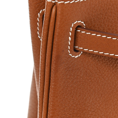 Hermes Barenia Faubourg Kelly Retourne 25 Fauve 13 of 17